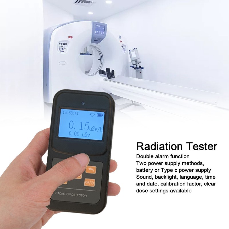 Nuclear Radiation Detector High Sensitivity 2 Power Supply Modes Double