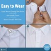 5-Pack of Comfy Deluxe Collar Extenders for Men and Women