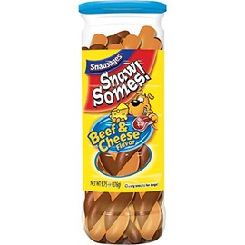 Snausages Snawsomes Dog Treats, Beef And Cheese, 9.75 Ounce (Pack Of 5)