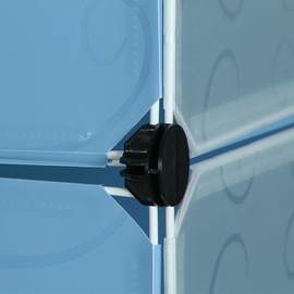 Wire Collector Cube Connector Cube Organizer Connector Wire Connector Buckle Cube Connector Organizer Dedicated Wire Grid for Storage Shelves 10pcs (Black)