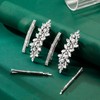 CWJCYTNSN 6 PCS Rhinestone Hair Clips Barrettes Fancy Hair Clips