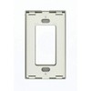 Leviton 1-Gang Decora Plus Screwless Wall Plate, 80301-SGY, Gray