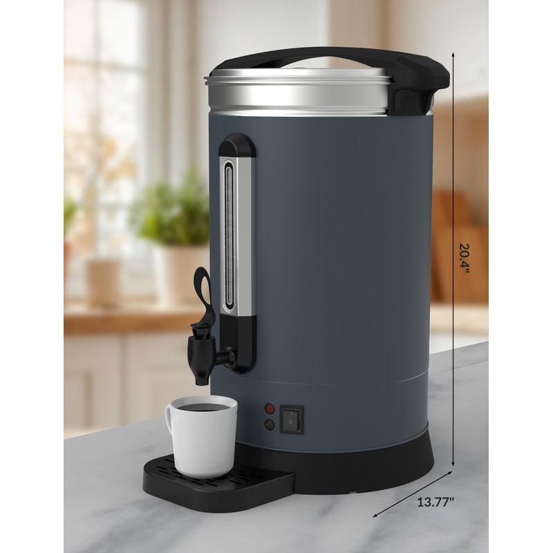100 Cup Commercial Coffee Urn-14l Large Capacity Stainless Steel Coffee