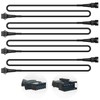4PCS 70 inch/5.90FT 5-Pin RGBW LED Rock Lights Extension Cord