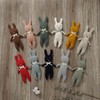 LAWKUL Baby Soft Toys 100% Cotton Bunny Rabbit Knit Toy