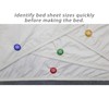 Umttery Bed Sheet Labels for Bedding,Identity The Sheets Direction and