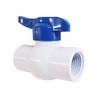 LEFITPA Replacement 1-1/4 Inch Threaded PVC Ball Valve - Blue