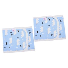 VICASKY 2pcs Cotton Belly Band Soft Breathable Newborn Wrap for Comfortable Support Suitable for Prevents Kicking for Autumn Use