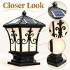 3-Color Adjustable Waterproof Solar Lamp with Remote – Outdoor Garden,