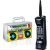 Gejoy 2 Pieces Inflatable Radio Boombox Inflatable Mobile Phone Props