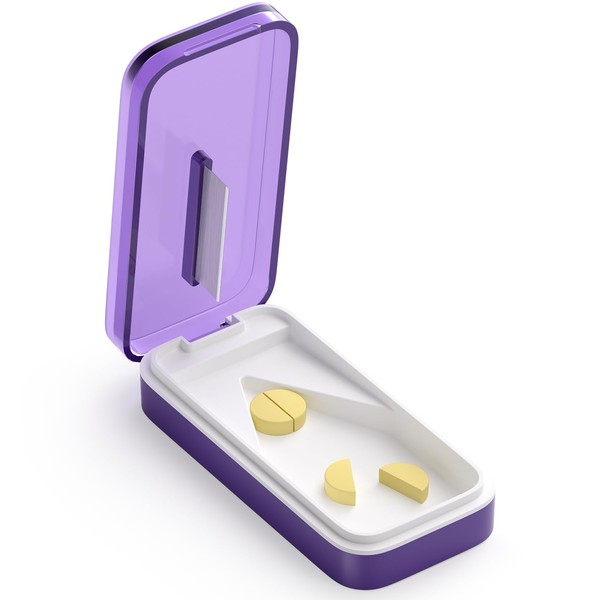 SevenYing Pill Cutter Splitter for Large or Small Pills, Pill