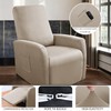 Waterproof Small Recliner Chair Covers, 4 Piece Stretch Recliner Slipcovers