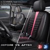 CAR PASS 3D Air Mesh Seat Covers for Car, Leather