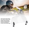 Motorcycle Windscreen Adjustable Clip On Windshield Universal Wind Deflector for