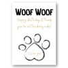 Second Ave Funny Woof Woof Dog Owner Happy Birthday Card