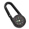 Gatuida Pocket Camping Compass Double Side Carabiner Compass Clip for