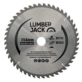 LUMBER JACK TCT Circular Wood Saw Blade 254mm x 30mm x bore x 24T for Bosch Makita Dewalt etc