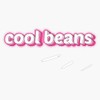 Cool Beans With Pink Outline Bumper Sticker Vinyl Decal 5"