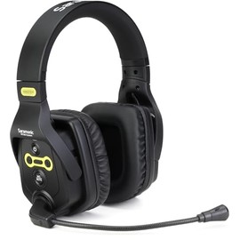 Saramonic WiTalk-DMH | Dual-Ear Wireless Intercom Master Headset for the WiTalk Intercom System & Carry Case