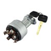 DELEYAPARS 08086-20000 Ignition Switch with Keys 08086-20000 for Komatsu PC130-8