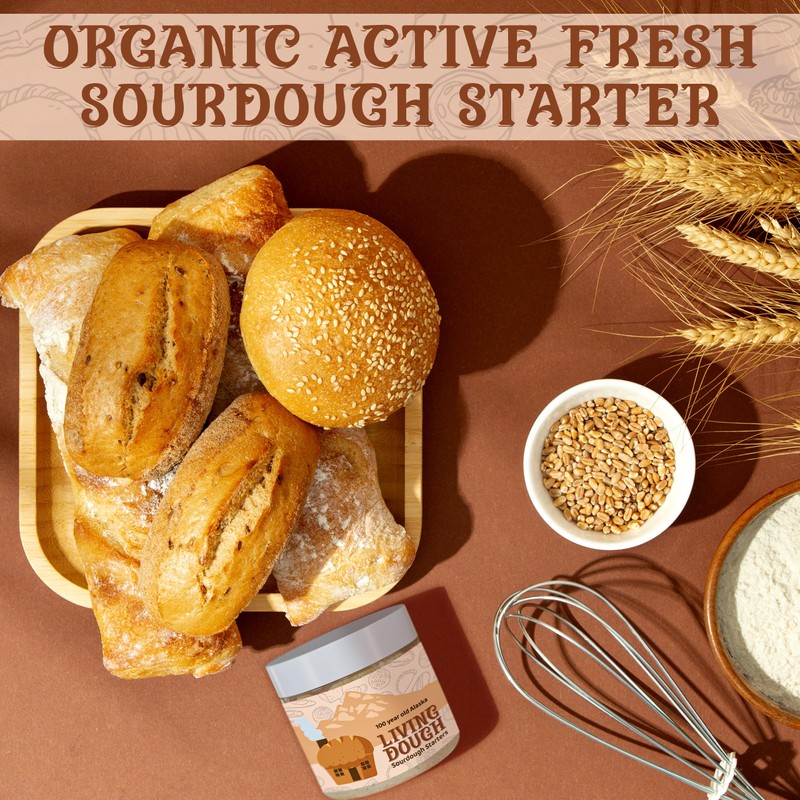 Living Dough - 75 Year Old Einkorn Wheat Flour Ancient
