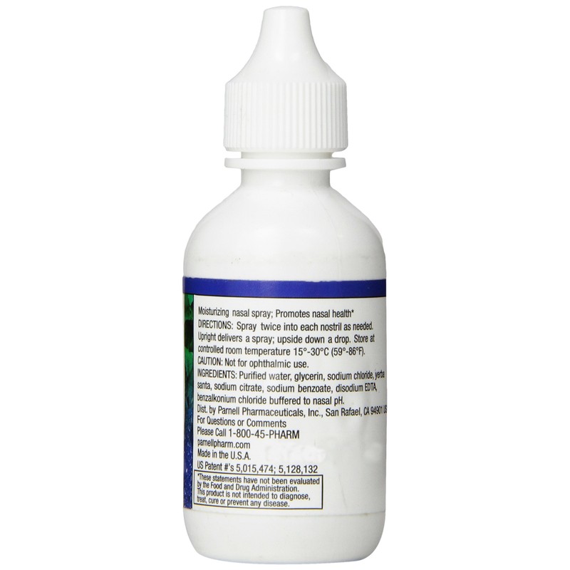 Pretz Spray Moisturizing Saline Nasal Spray with Yerba Santa, 1.7
