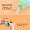 4 PCS Sushi Crochet Kit for Beginners, Starter Crochet Kit,