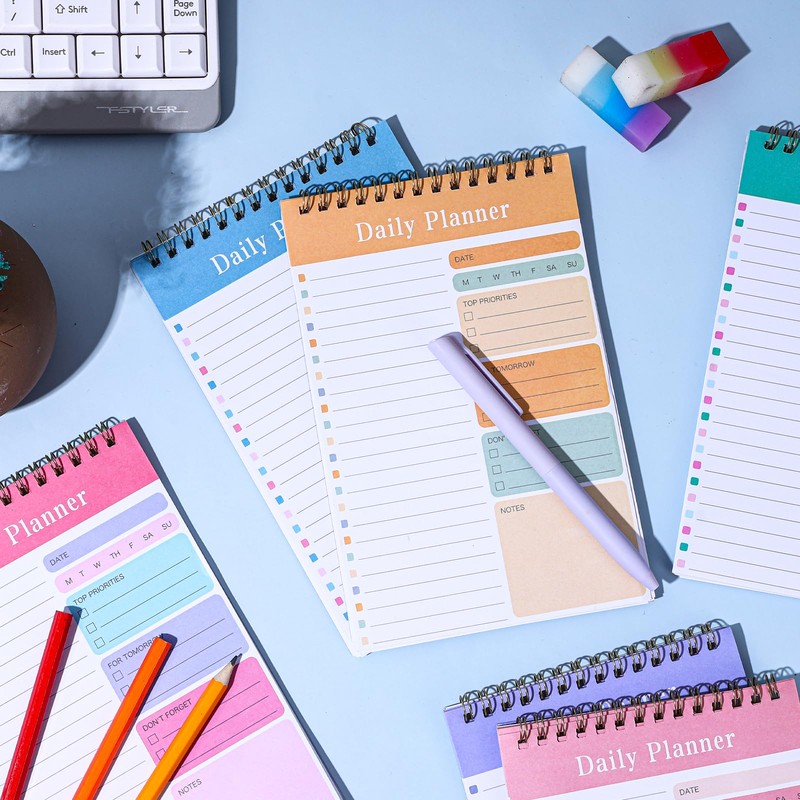 Molain 10 Pack Daily To Do List Notepad, Beautiful To