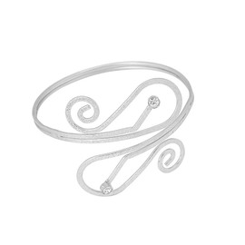 Caiyao Boho Upper Arm Bracelet Cuff Bangle Gold Silver Butterfly Cuff Bracelets Mental Open Upper Arm Bangle Bracelet Adjustable Armband Jewelry for Women, Adjustable, Zinc, no gemstone