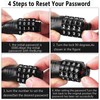 E Scooter Lock,Bike Lock Combination Lock Cable Compatible for Xiaomi