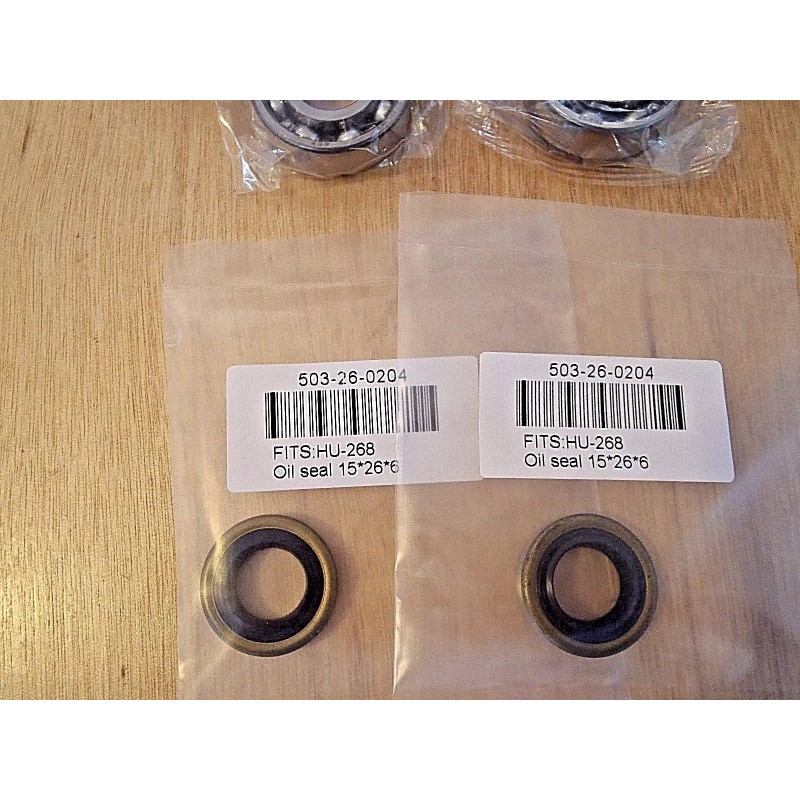 SKF crank crankshaft bearings and oil seals for Husqvarna 61