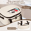 LUXJA Insulated Slow Cooker Bag Compatible with Crock Pot, Beige
