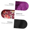 Baluue 3pcs Wide Brim Elastic Sleeping Caps for Women Bonnet