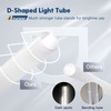 BBOUNDER 4 Pack Linkable LED Utility Shop Light, 4400 LM,