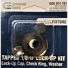 Commercial Electric Assorted Finish Lamp Lock-Up Cap Nut Kit