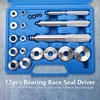 BOOMSTART 17PCS Auto Bearing Race Seal Bush Driver Tool Bush