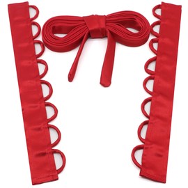 LHZHLE Corset Back Kit Replacement Adjustable Satin Wedding Dress Loops Lace Up for Prom Dress（36cm）