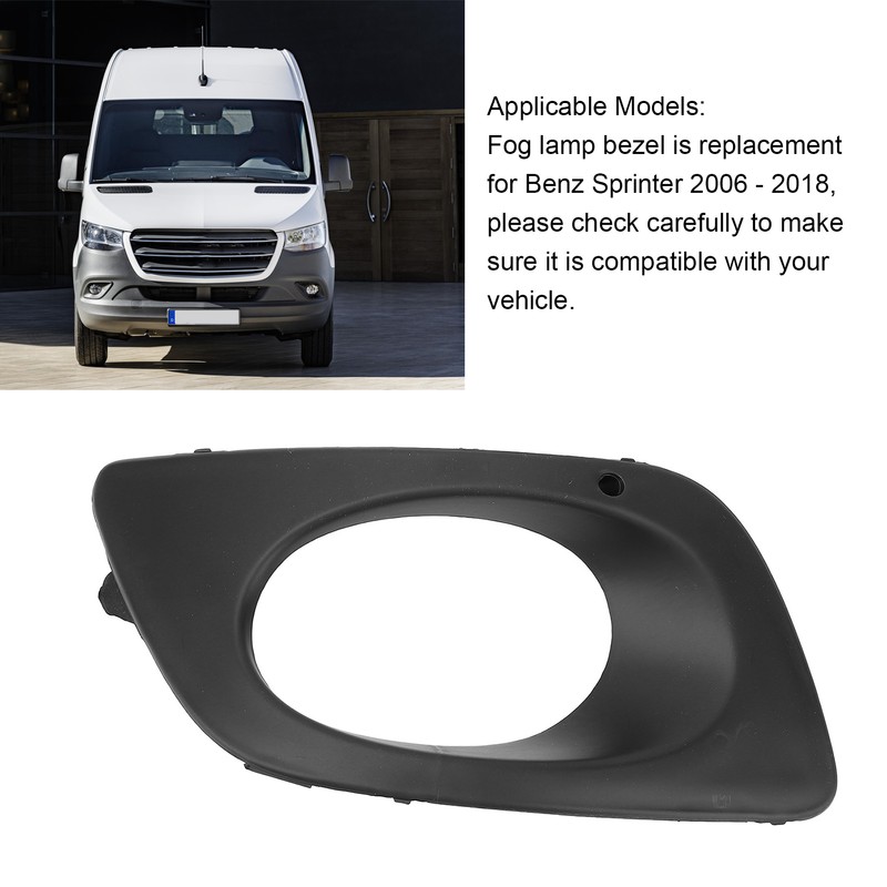 Front Bumper Fog Light Bezel Scratch Resistant Fog Lamp Trim