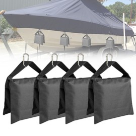 Boat Cover Sandbags 4 Pack Marine Quality Boat Shield Accessories Windproof Sandbags 10lb Capacity Each