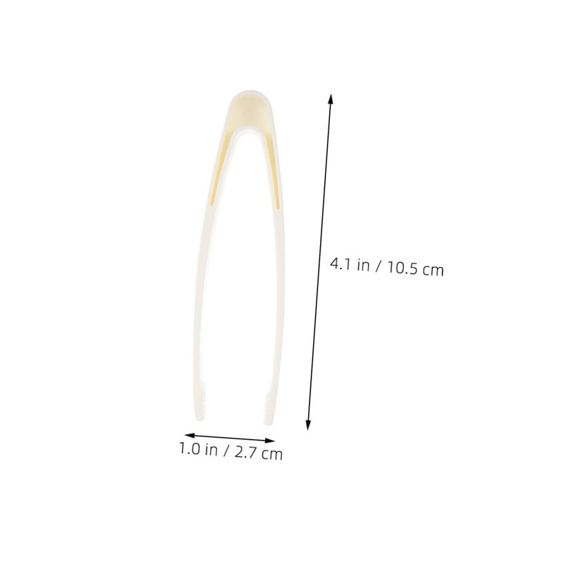 KOMBIUDA 40pcs Plastic Tweezers for Crafting Sensory Play Fine Motor