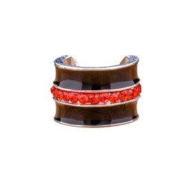 charMED charMED Custom Stethoscope Charms - Thin Red Line Charm - Gifts for Nurses, Doctors, Veterinarians, Technicians, Surgeons & Healthcare Professionals - Metal Silver 0.5" Ring Charm