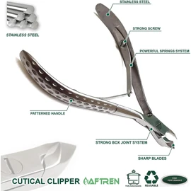 Manicure Feet Hands Ingrown Toenail Cuticle Scissors Sharp Stainless Steel Fine for Removing Excess Cracked Skin on Fingers and Toes