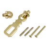 Chinflly Padlock Hasp Door Clasp,Antique Heavy Duty Door Hasp,Vintage Solid