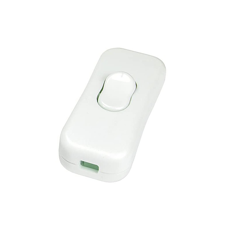 Inline Appliance Switch, On-Off DPST Control Rocker Lamp Switch for