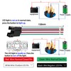 22mm Latching Push Button Switch 12V DC/AC Power Switch SPDT