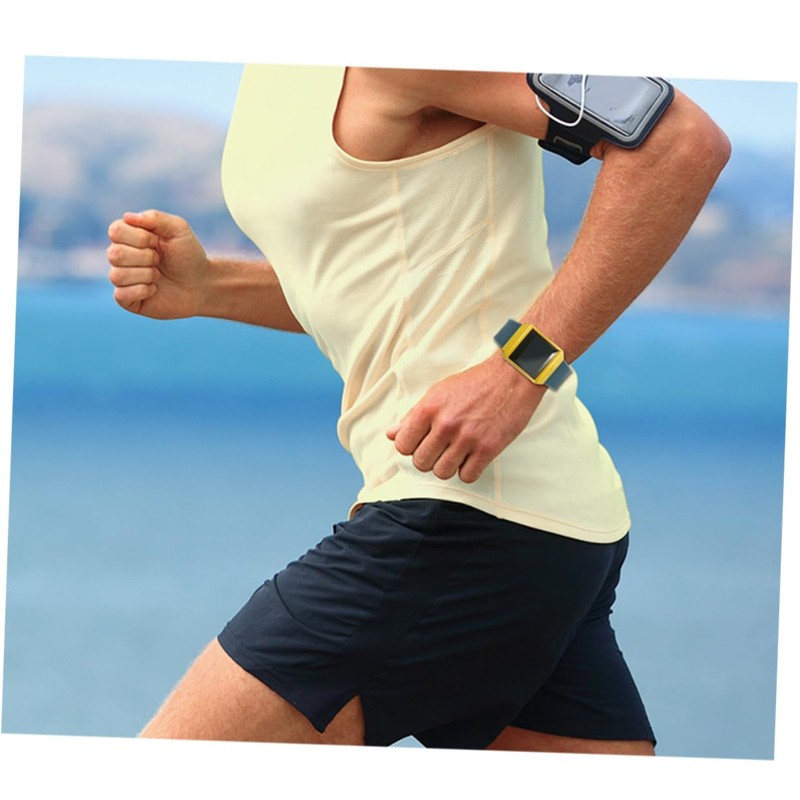 TEHAUX Shockproof Metal Frame Watch Cover Case for Smart Watch