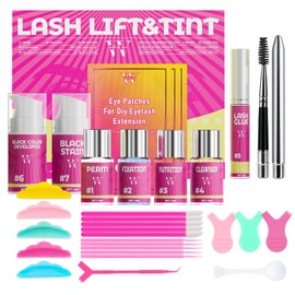 Lash Lift Kit, Eyelash Perm Kit, Easy for Beginner Achieve Long-Lasting Natural Curling and Self Lifting Lash, Detailed Instructions Lash Lamination Set Suitable for Salon & Home DIY(Lash Lift Set05)