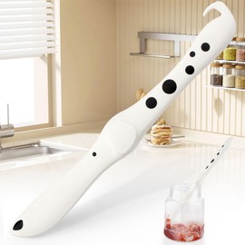 LOMILD Dalmatian Silicone Jar Spatula, Slanted Head Scraper & Jam Spreader, Fun Kitchen Gadget for Easy Scooping Scraping and Spreading