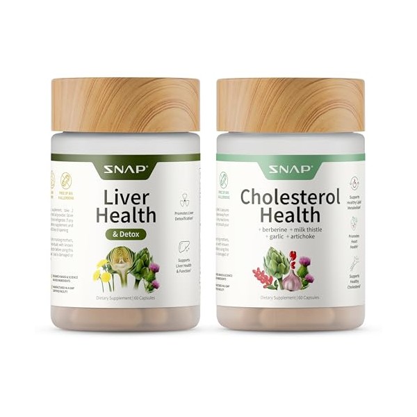 Snap Supplements Liver Health Support Supplement, Natural Liver Cleanse Detox