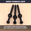 6-Sets 1/2 x 5 Hex Lag Screws and 1/2" ID